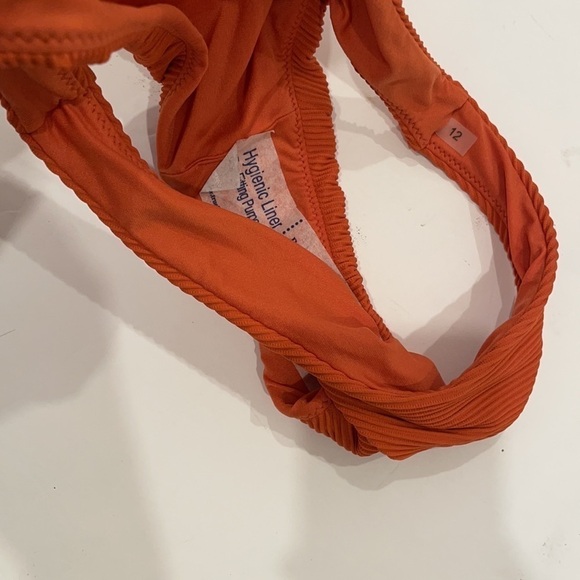 Seafolly burnt orange high cut bikini bottoms US8 NWOT - Picture 6 of 8